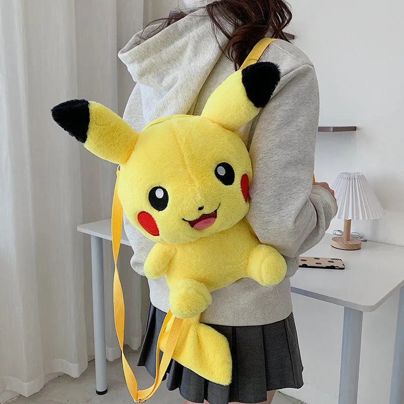 Cat Plush Cartoon Cute Clow Gift Backpacks