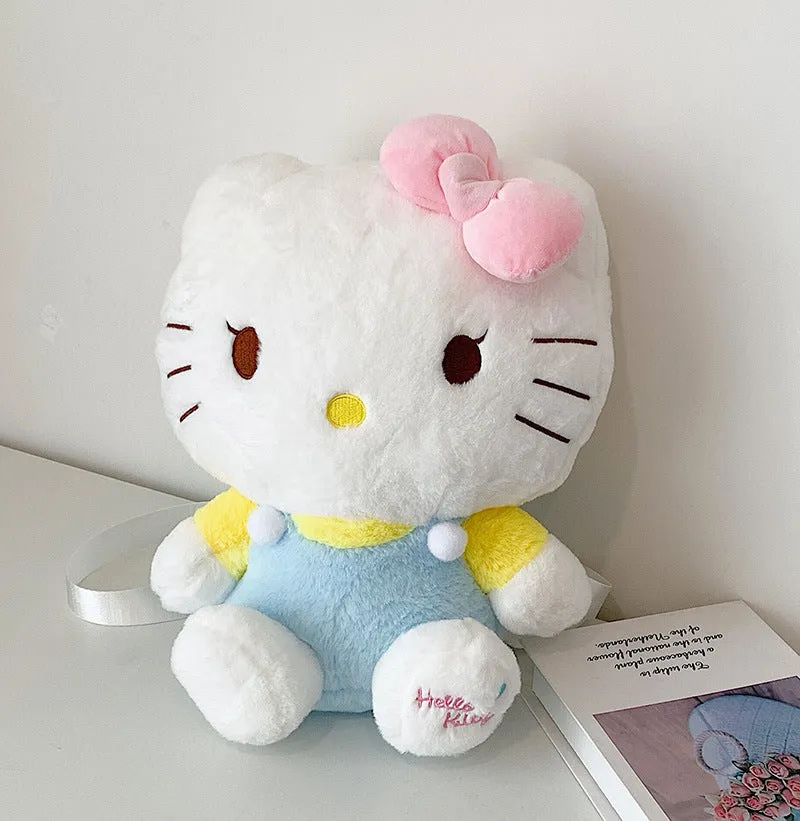 Cat Plush Cartoon Cute Clow Gift Backpacks