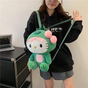 Cat Plush Cartoon Cute Clow Gift Backpacks