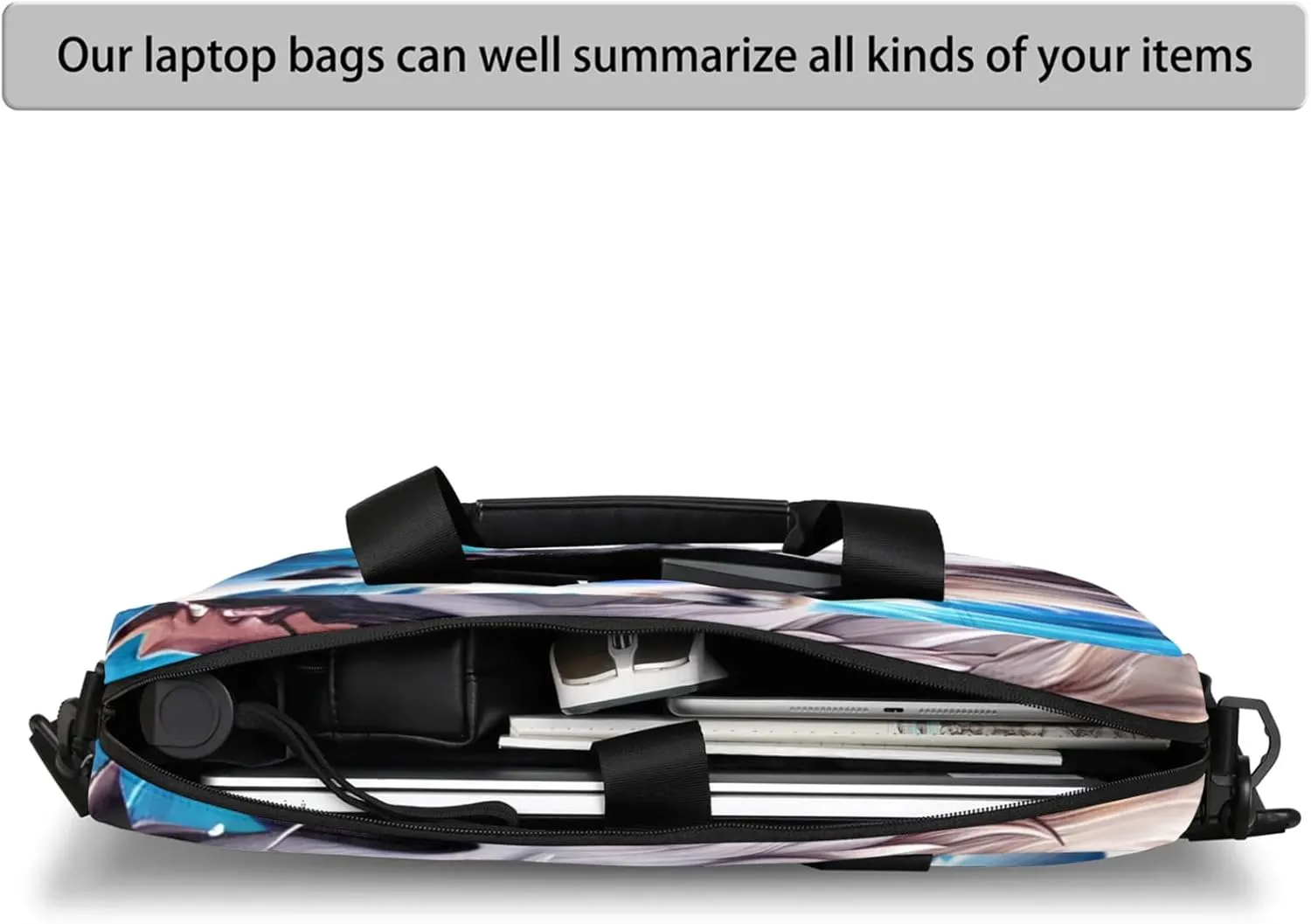 cfpolar Laptop Bag Laptop Satchel Briefcase Adjustable shoulder Carrying for 15 inch-16 inch Laptop-3