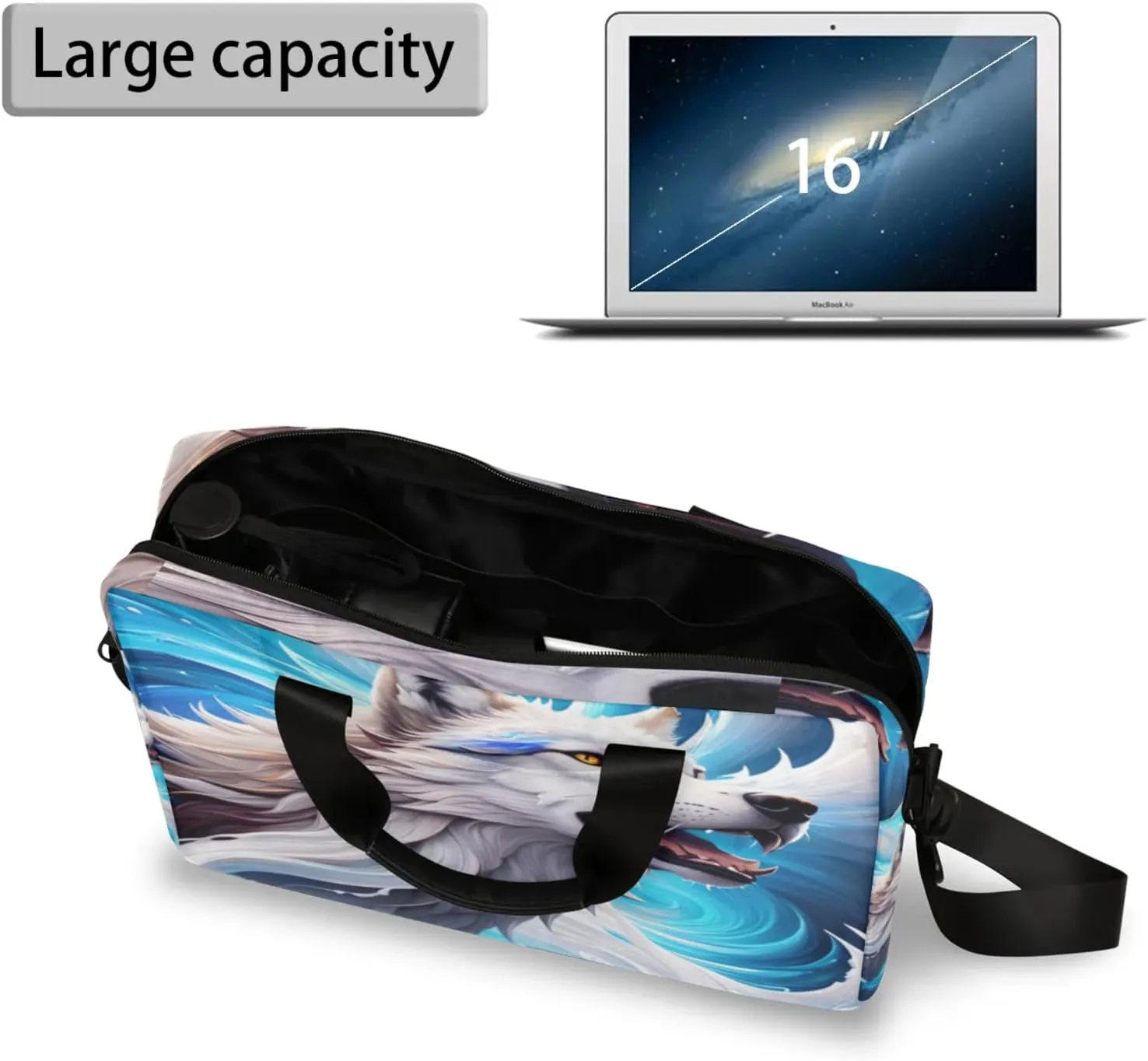cfpolar Laptop Bag Laptop Satchel Briefcase Adjustable shoulder Carrying for 15 inch-16 inch Laptop-3