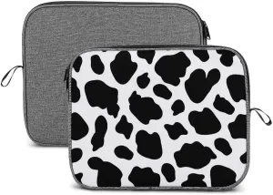 Checkered Black And White Large Capacity Portable Laptop Case Unisex