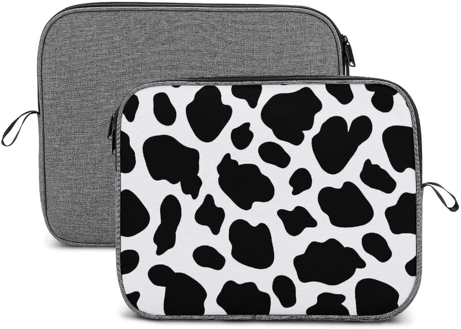 Checkered Black And White Large Capacity Portable Laptop Case Unisex
