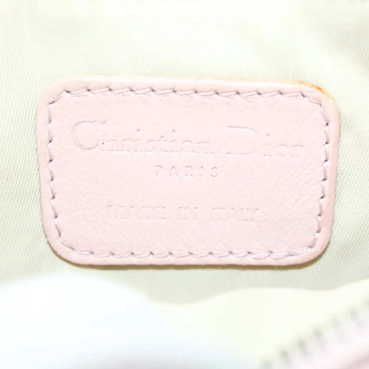 CHRISTIAN DIOR Lady Dior Canage Accessory Pouch Pink  am2660gA