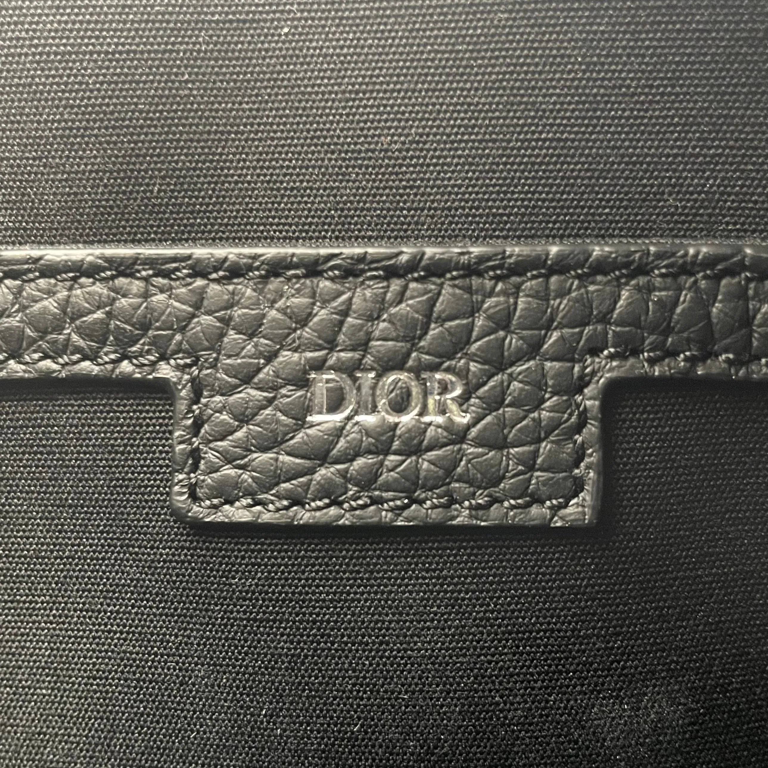 Christian Dior/Bag/OS/Monogram/Leather/BLK/RIDER 2.0 ZIP MESSENGER