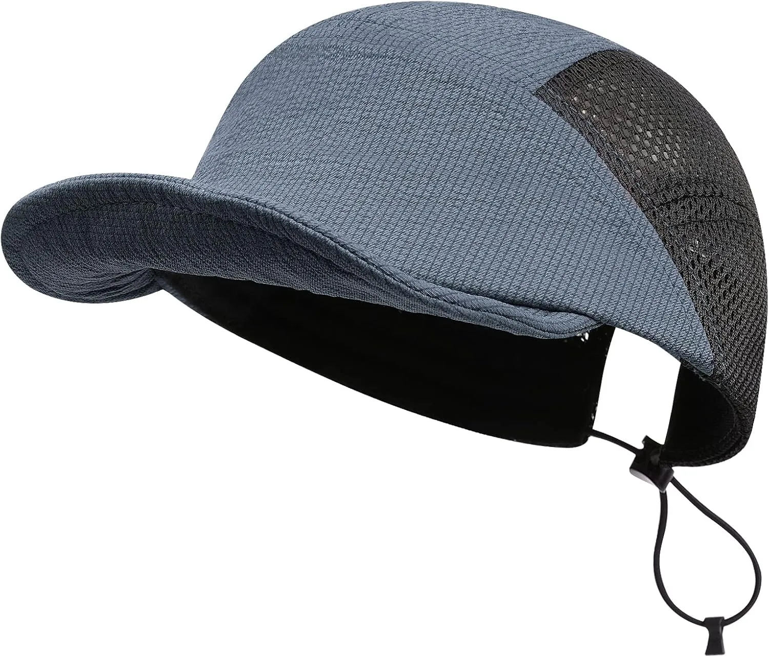 CLAPE Men Quick Dry Baseball Cap 5 Panel Hat Lightweight Trucker Mesh Hats Workout Dad Hat Running Outdoor Sports Cap