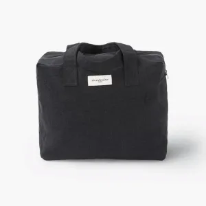Célestin Black Recycled Cotton Canvas 24-hr Bag