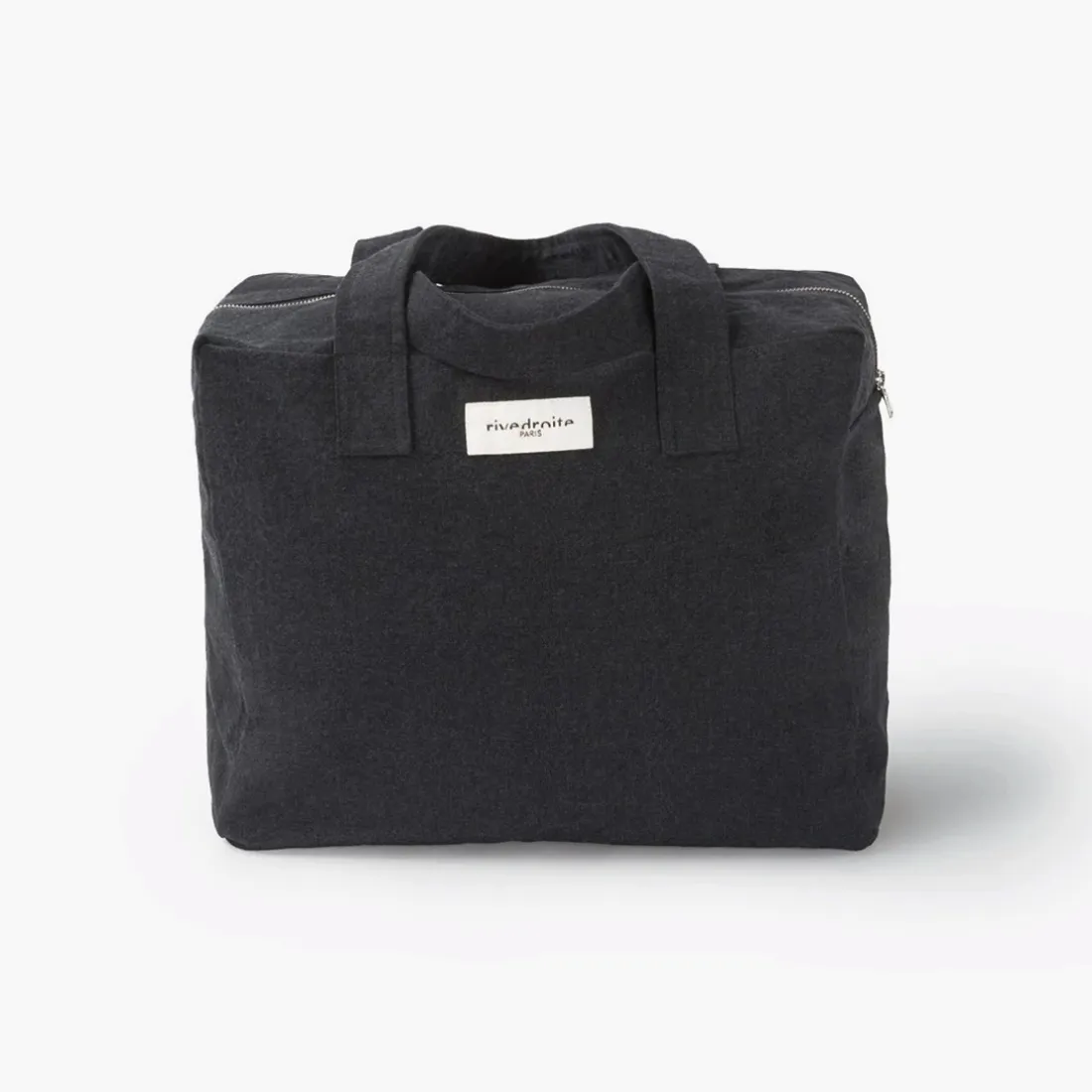 Célestin Black Recycled Cotton Canvas 24-hr Bag