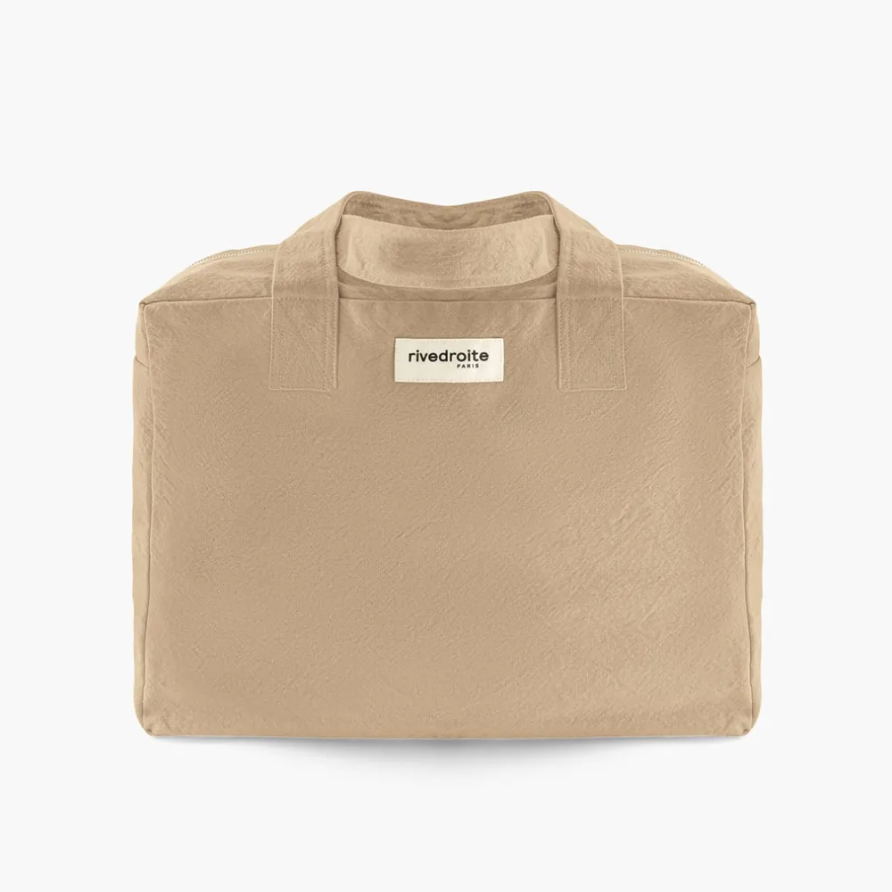 Célestin Sand Beige Recycled Cotton Canvas 24-hr Bag