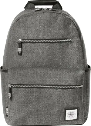 Clone Backpack, Classic Everyday Travel Laptop Daypack Backpack, fits 15" Laptop (Heather Grey)