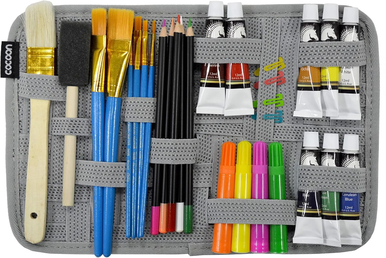 Cocoon CPG10GY GRID-IT!® Accessory Organizer - Medium 12" x 8" (High-Rise Gray)
