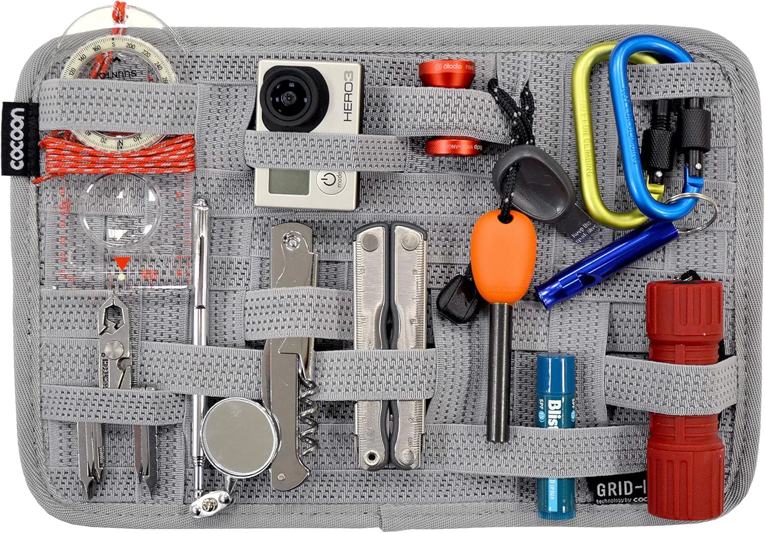 Cocoon CPG10GY GRID-IT!® Accessory Organizer - Medium 12" x 8" (High-Rise Gray)