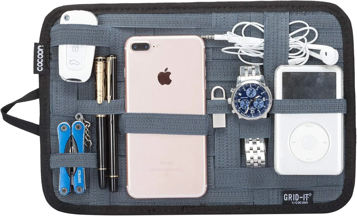 Cocoon CPG10SL GRID-IT!® Accessory Organizer - Medium 12" x 8" (Slate Gray)