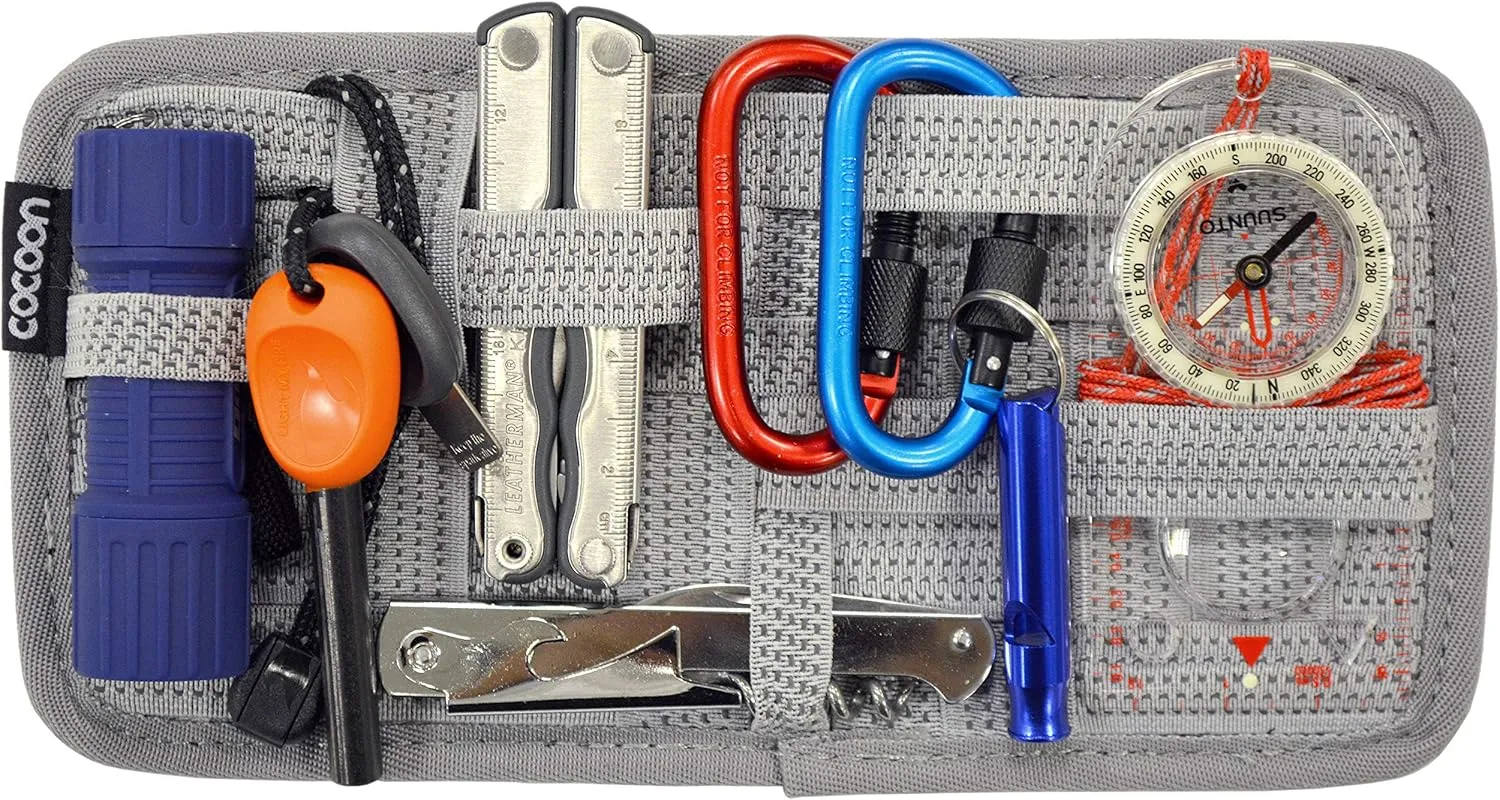 Cocoon CPG5GY GRID-IT!® Accessory Organizer - Small 10.25" x 5.125" (High-Rise Gray)