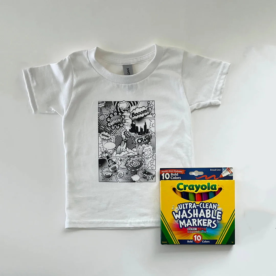 Color In Comic Tee