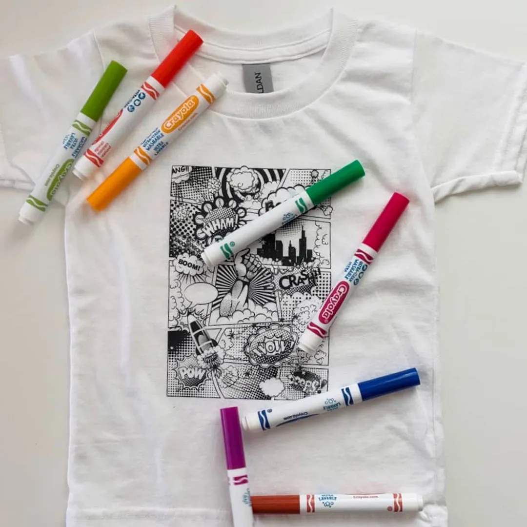 Color In Comic Tee