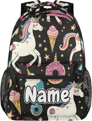 Colorful Unicorn Large Backpack Fashion Travel Backpacks for Business Women Men Casual Laptop Bag Waterproof Lightweight Shoulder Bags 16in