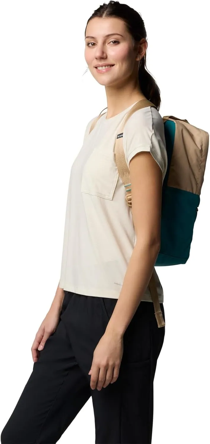 Columbia Unisex Trail Traveler 18L Backpack, Canoe/River Blue, One Size