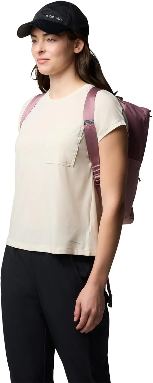 Columbia Unisex Trail Traveler 18L Backpack, Fig/Eraser Pink, One Size