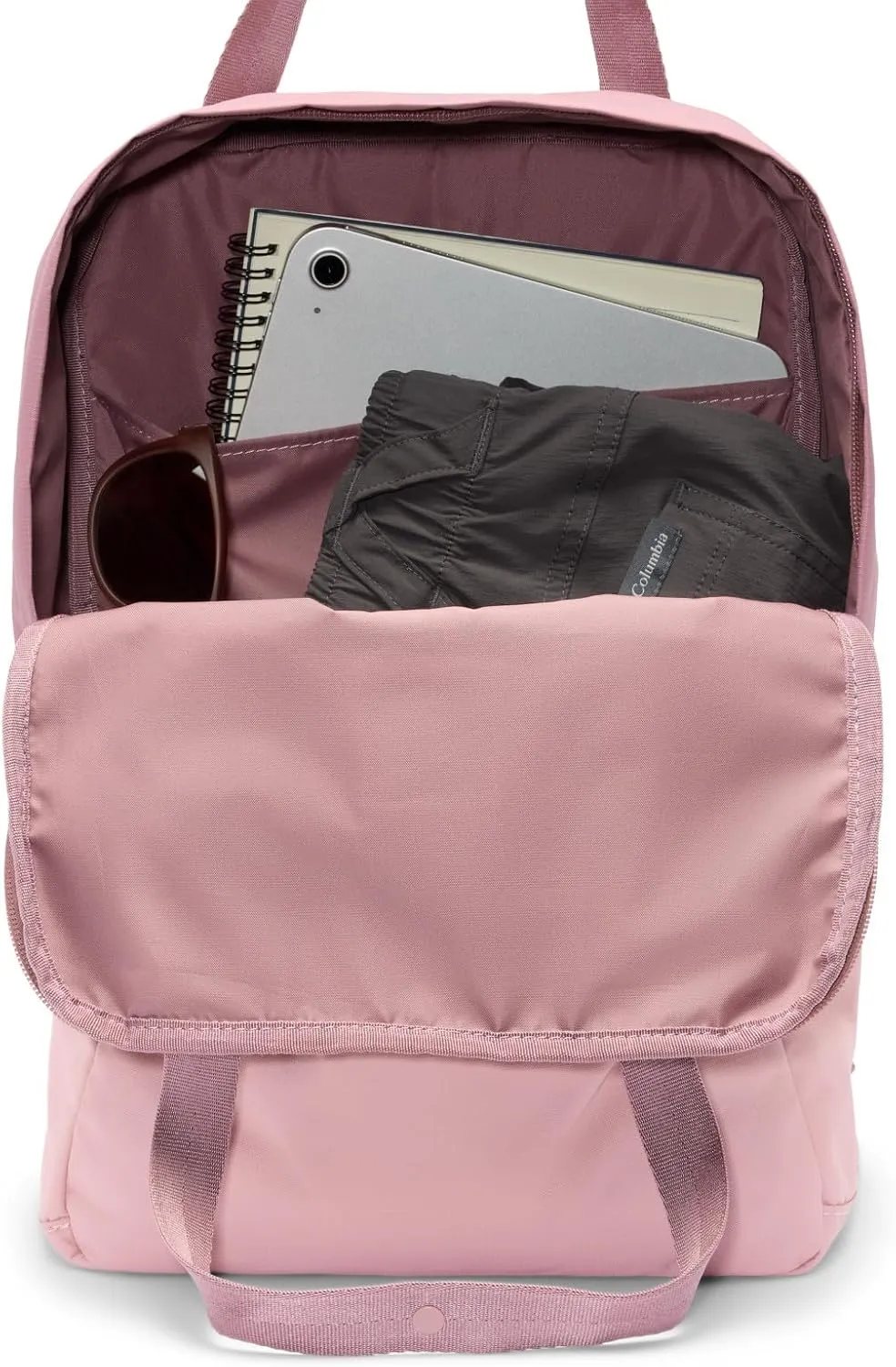 Columbia Unisex Trail Traveler 18L Backpack, Fig/Eraser Pink, One Size