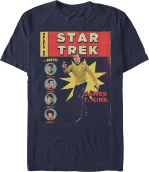 Comic Book Cover Star Trek T-Shirt