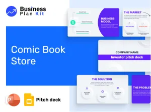 Comic Book Store Pitch Deck Example