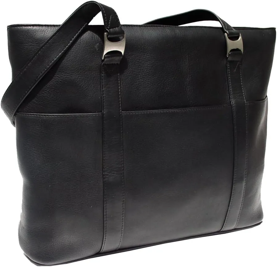Computer Tote Bag, Black, One Size