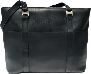 Computer Tote Bag, Black, One Size