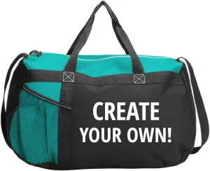 Create Your Own Custom Sport Duffel: Gym Duffel Bag