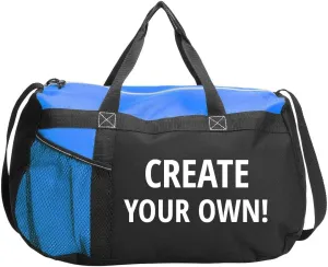 Create Your Own Custom Sport Duffel: Gym Duffel Bag