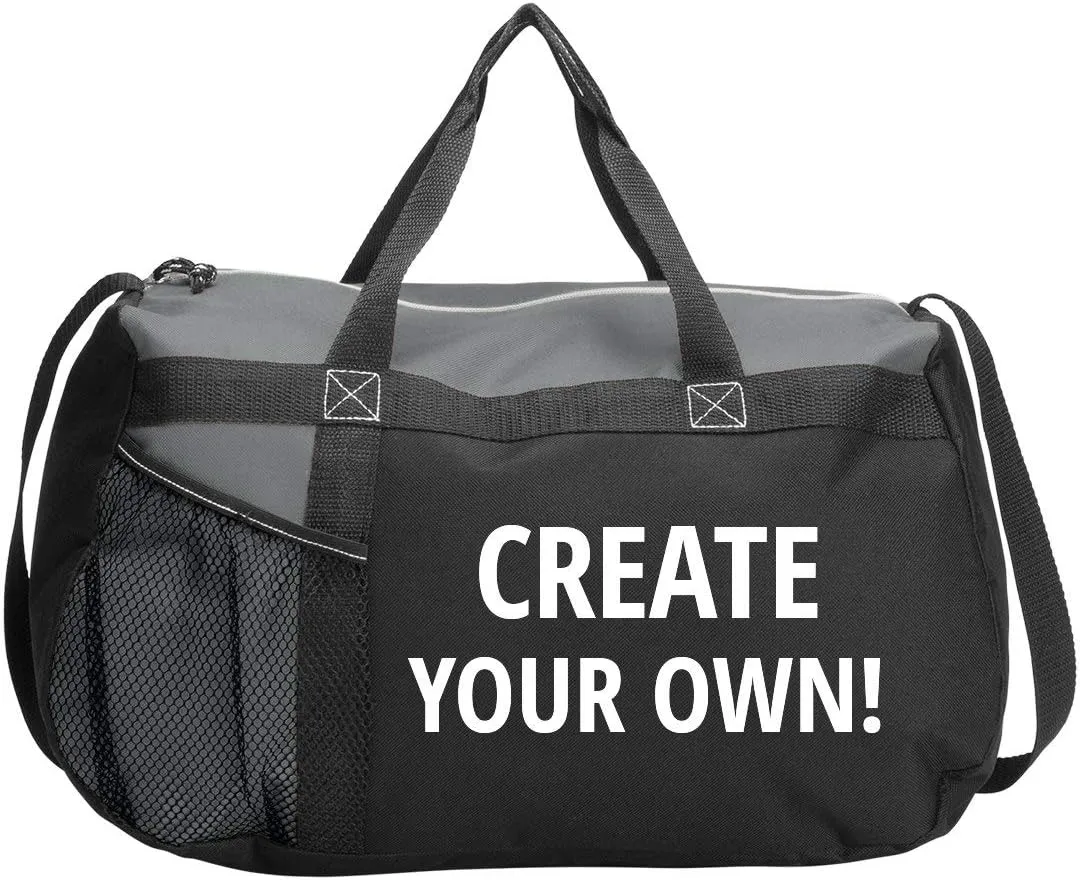 Create Your Own Custom Sport Duffel: Gym Duffel Bag