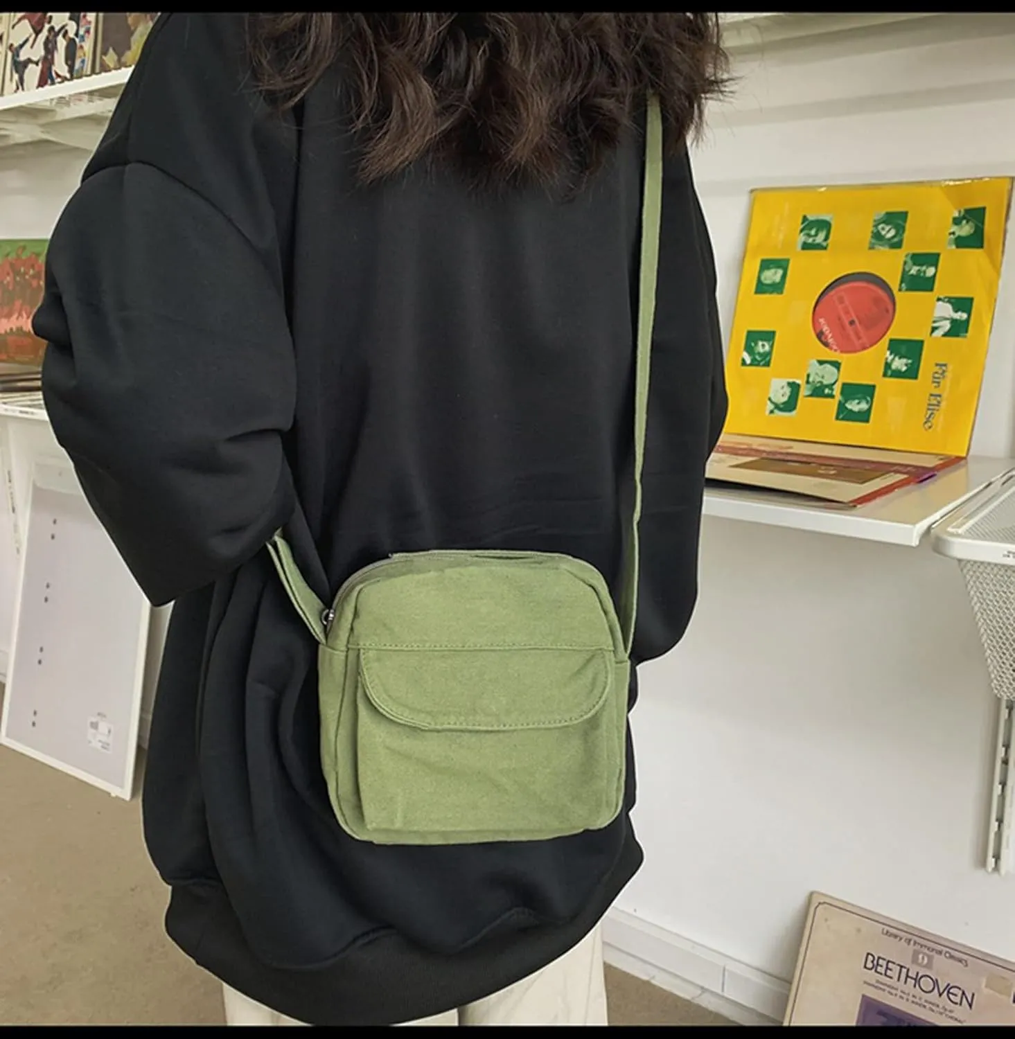 Crossbody Dumpling Bag Shoulder Bag Hobo Style Handbags Single Shoulder Bag for Women & Men Travel Small Messenger Bag