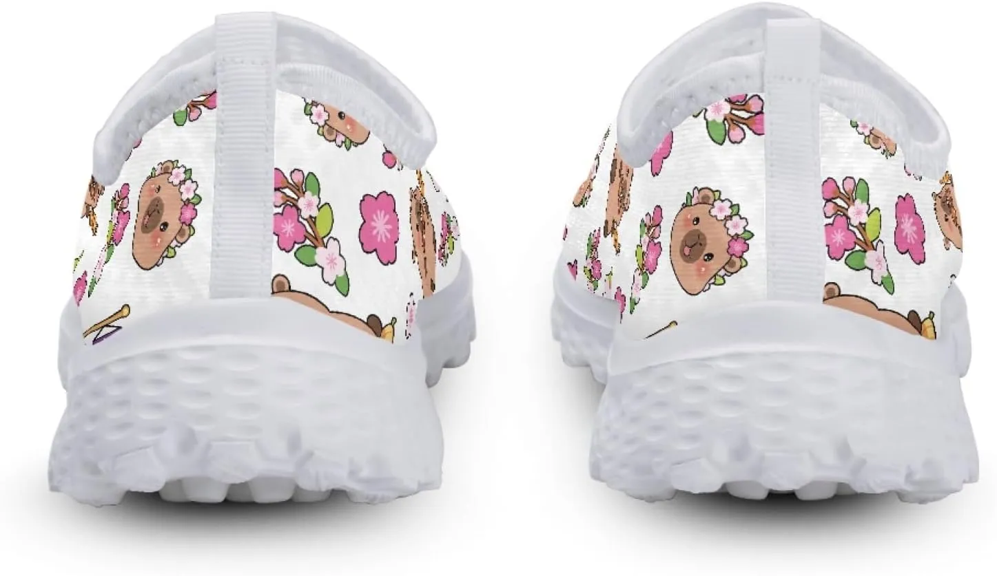 Cumagical Walking Shoes Breathable Mesh Wide Width Design Non Binding Upper for Comfort