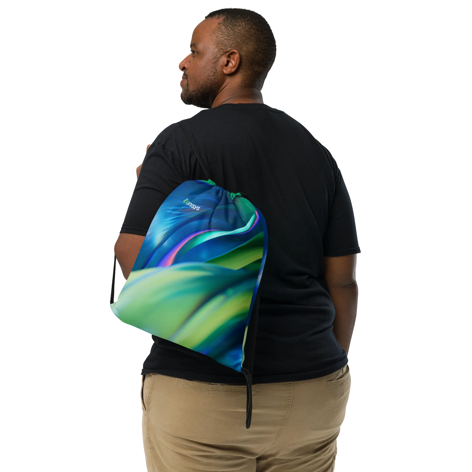 Curious Drawstring Bag