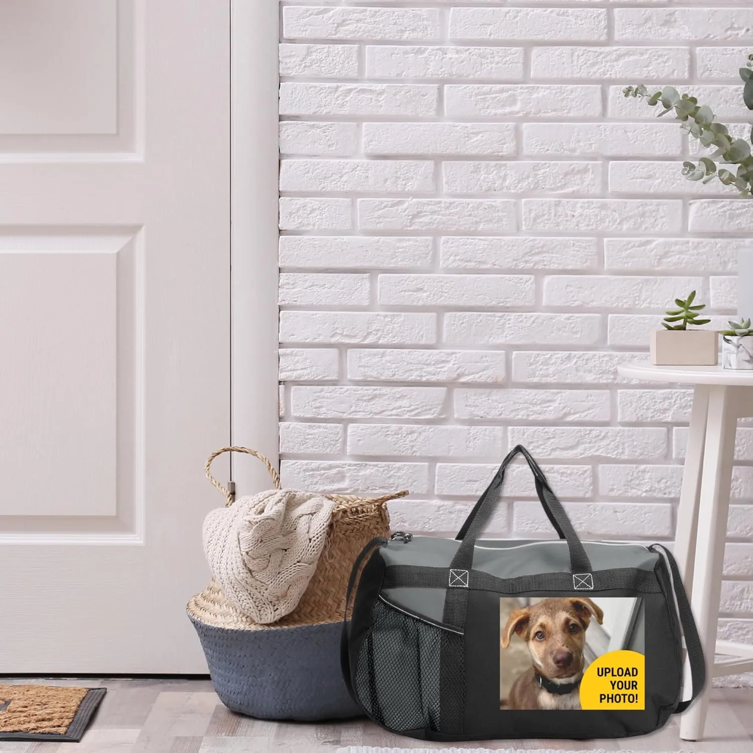 Custom Image Upload Duffel Bag: Gym Duffel Bag