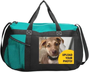 Custom Image Upload Duffel Bag: Gym Duffel Bag