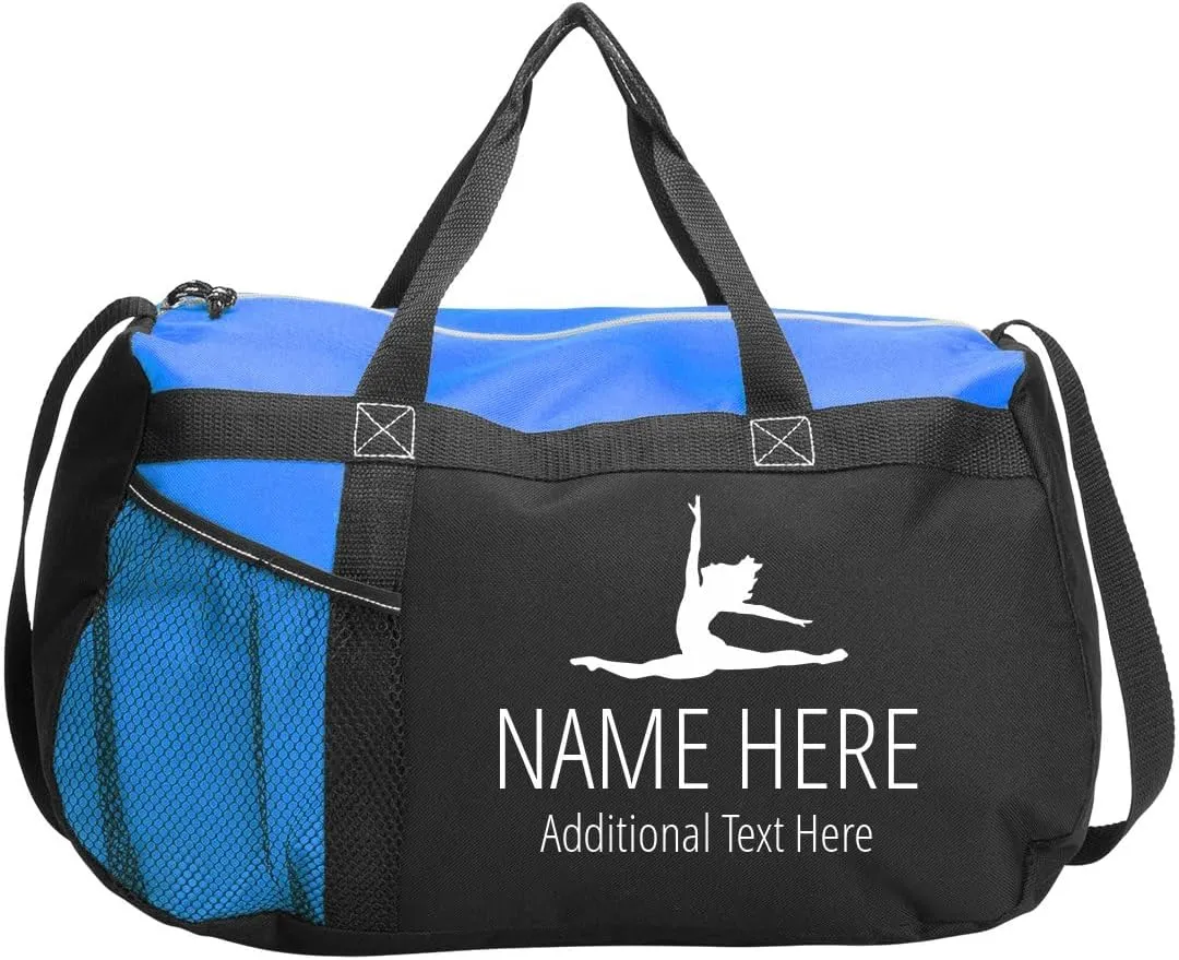 Custom Name & Text Dance Bag: Gym Duffel Bag