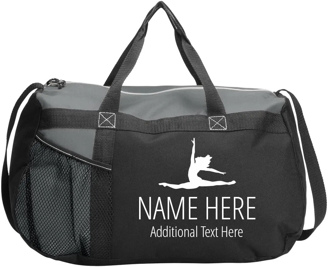 Custom Name & Text Dance Bag: Gym Duffel Bag