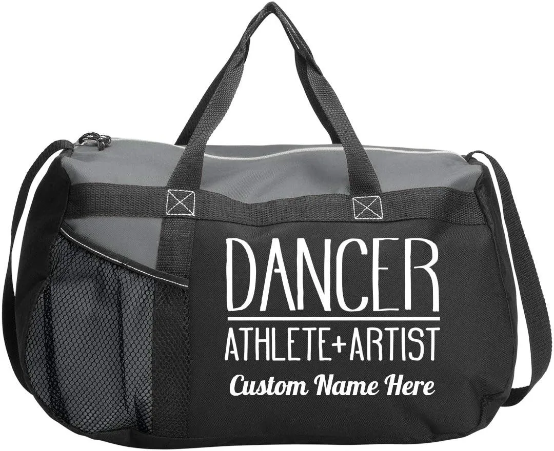 Custom Name Teen Dance Class Bag: Gym Duffel Bag