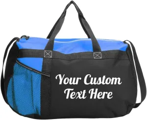 Custom Script Text Gym Workout Bag: Gym Duffel Bag