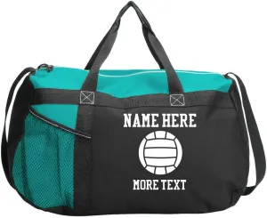 Customized Girl Volleyball Player Name Bag: Gym Duffel Bag