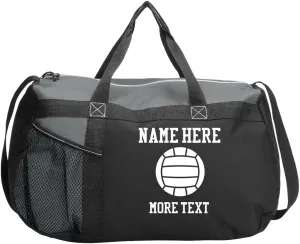 Customized Girl Volleyball Player Name Bag: Gym Duffel Bag
