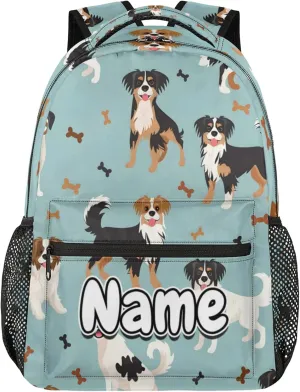Cute Dog Puppy Animal Large Backpack Fashion Travel Backpacks for Business Women Men Casual Laptop Bag Waterproof Lightweight Shoulder Bags 16in