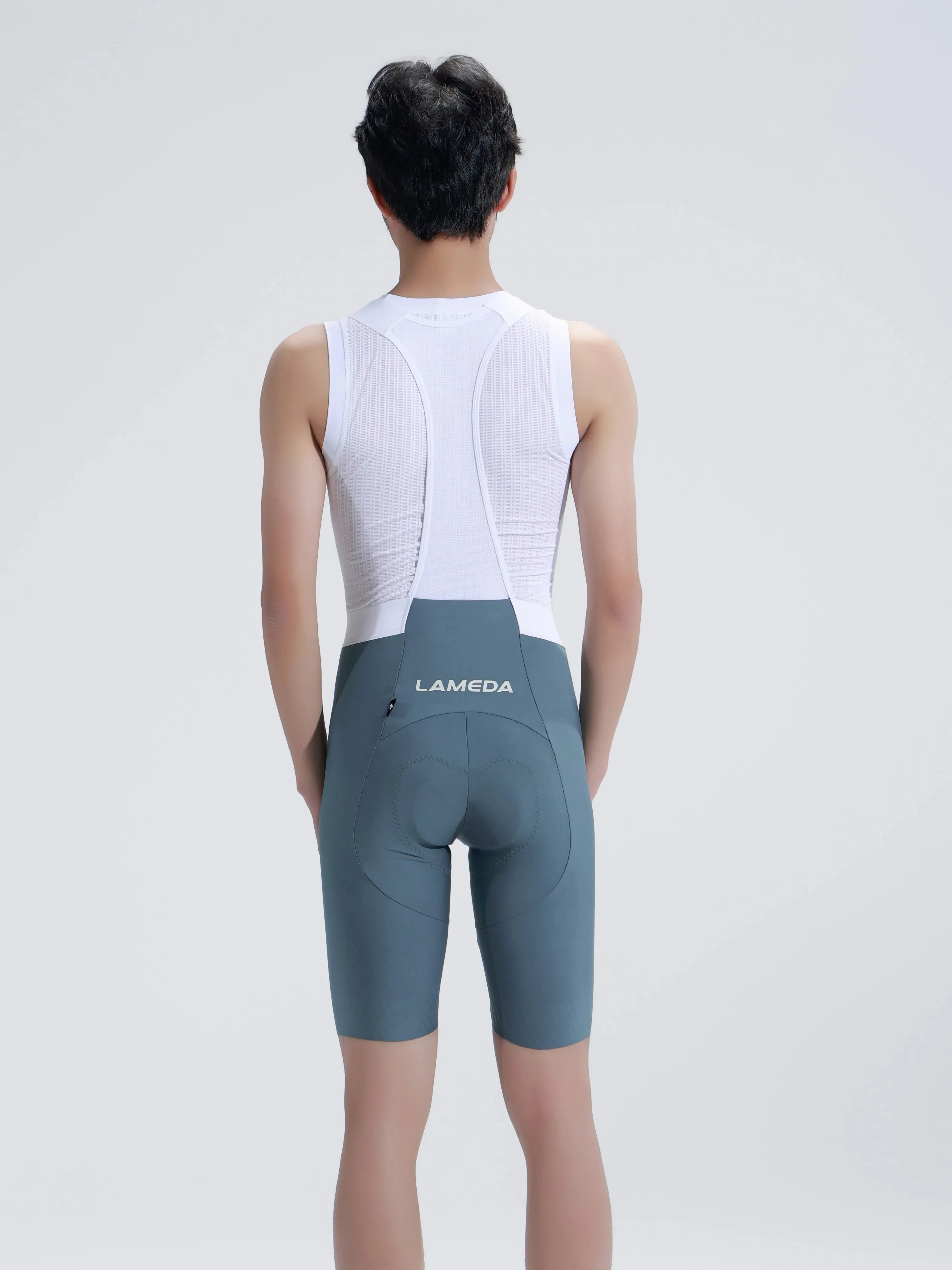 Dash Men Cycling Bib Shorts - Haze Blue