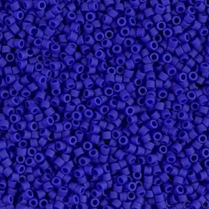DB 756, Matte Opaque Cobalt Blue - Miyuki Delica Beads - Size 11 - 5 Grams, Japanese Cylinder Beads, Wholesale& Retail