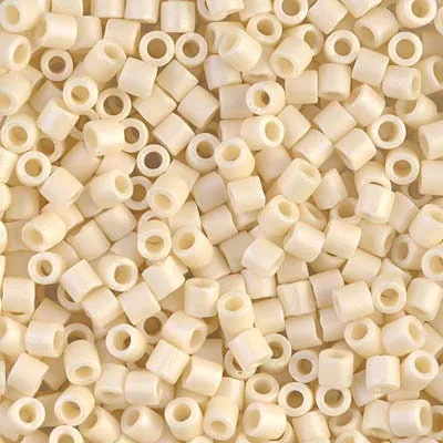 DB 883, Matte Opaque Cream AB - Miyuki Delica Beads - Size 11 - 5 grams - Japanese Cylinder Seed Beads - Retail & Wholesale - Rainbow