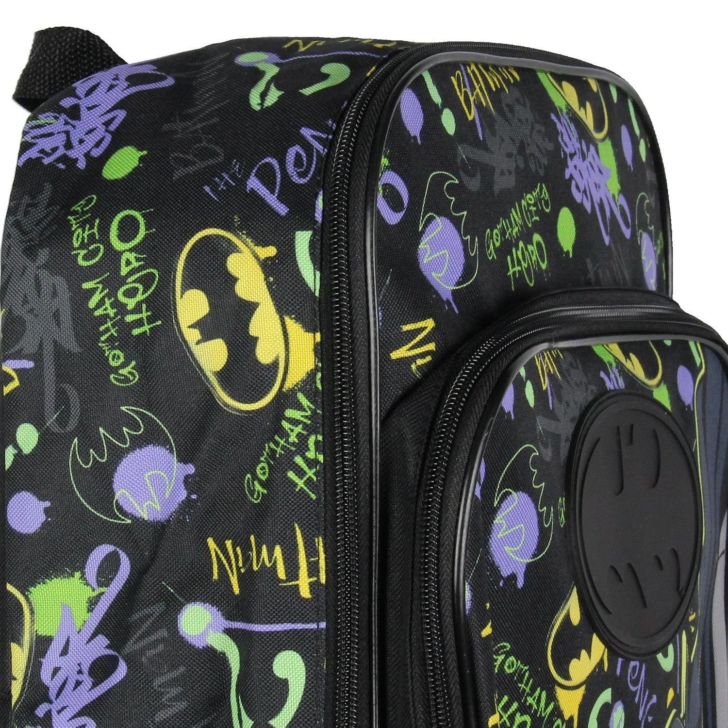 DC Comics Batman Backpack Gotham City Superhero Kids School Travel Backpack
