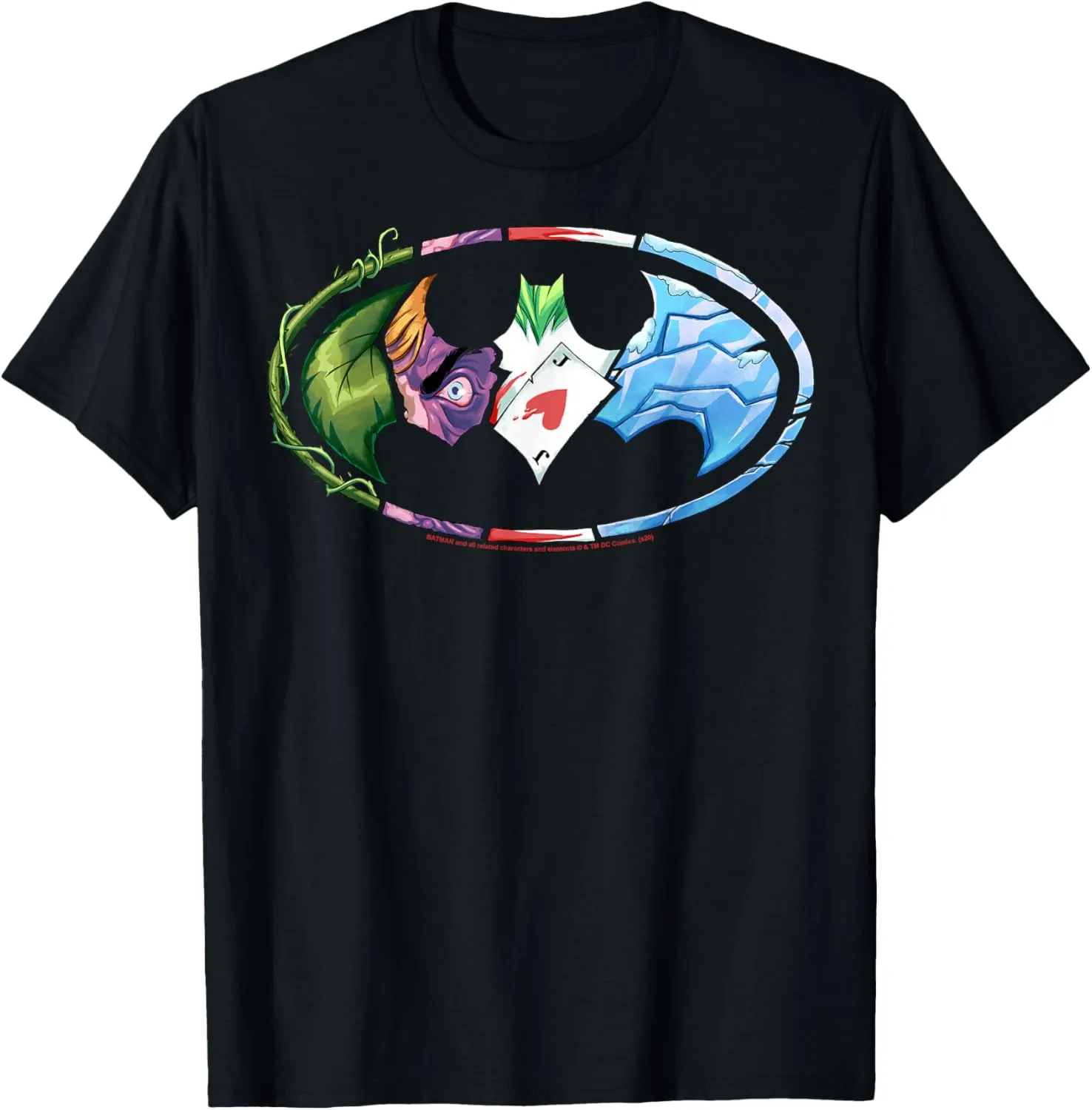 DC Comics Batman Villains Logo T-Shirt