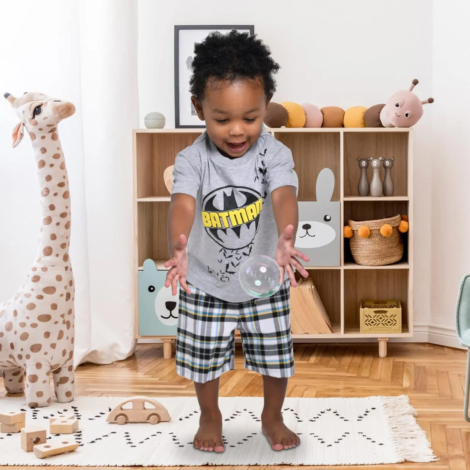 DC Comics Justice League Batman Joker Riddler 3 Pack Graphic T-Shirts Toddler to Big Kid