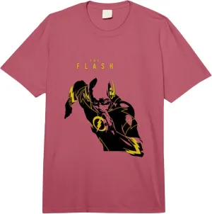DC Comics Justice League The Flash Red Speed Portrait Comfort Colors Adult Heavyweight T-shirt
